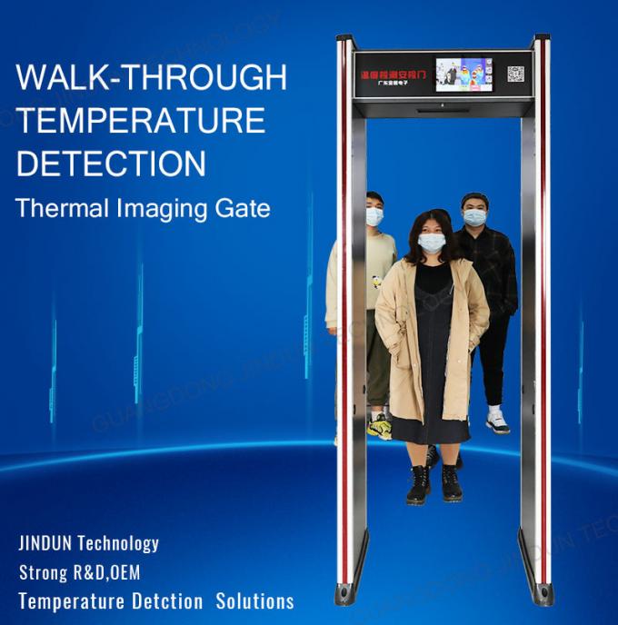  Porte infrarouge de balayage de la température de caméra de formation d'images thermiques de revue du projet avec l'alerte de voix