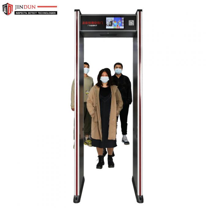 Porte infrarouge de balayage de la température de caméra de formation d'images thermiques de revue du projet avec l'alerte de voix