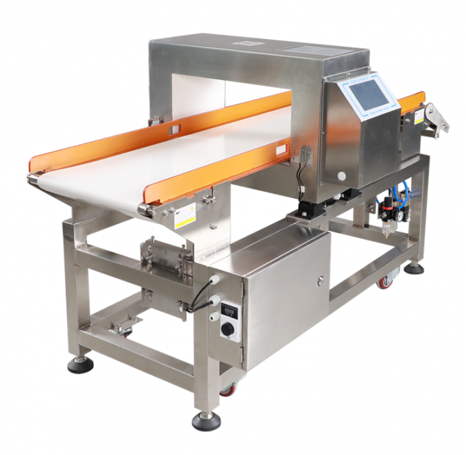 Machine en gros de détection en métal de l'industrie alimentaire de détecteur de métaux de nourriture d'usine avec le rejet automatique