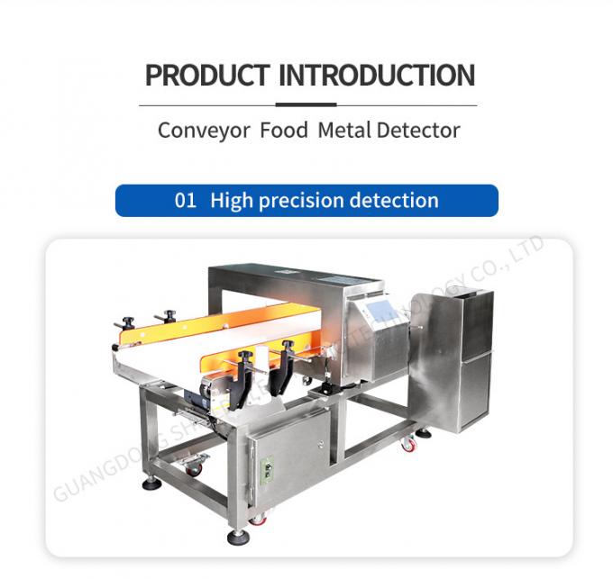 Machine bon marché de détecteur de métaux de bande de conveyeur des prix pour la nourriture avec le rejet automatique de poussoir