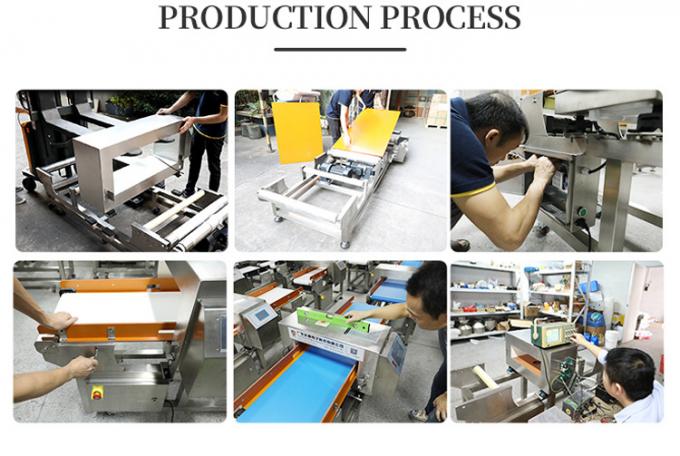 Machine bon marché de détecteur de métaux de bande de conveyeur des prix pour la nourriture avec le rejet automatique de poussoir